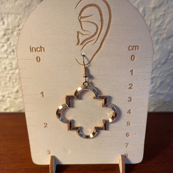 Bundle 3 for $12.  Gold Tone Dangle Earrings. - Picture 2 of 2